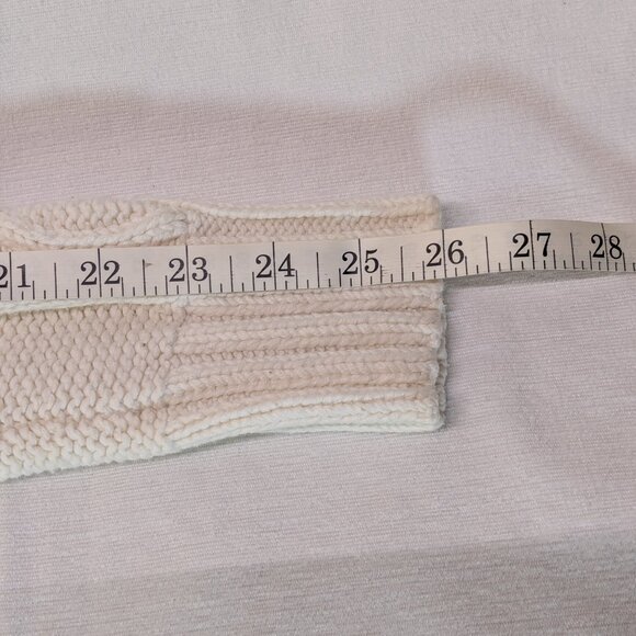 Vintage Eddie Bauer Cotton Cable  Knit Sweater Shawl Collar - Picture 7 of 12